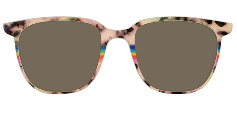 The Polarized Prism Split Tortoise Sun Top