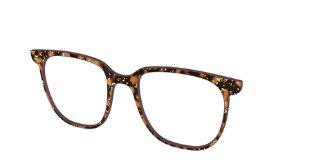 The Sandalwood Tortoise with Gold Foil
