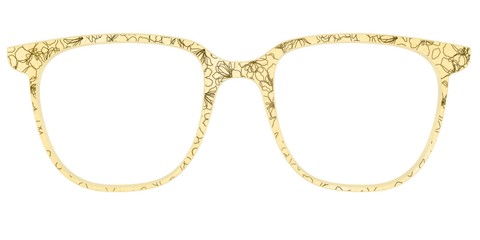 The Yellow Shimmer Petals with Gold Foil