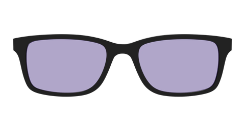 The Black With Celestial Purple Lens