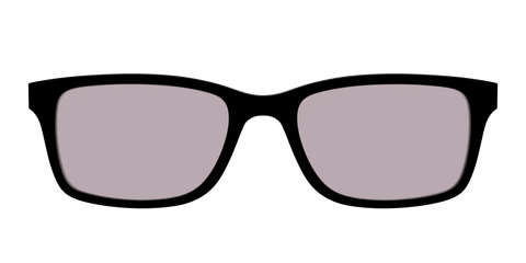 The Black with Gray Gaming Lens