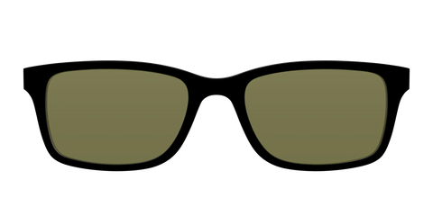 The Black with Green Racquet Sport Lens