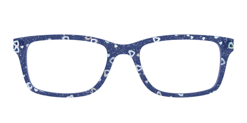 The Denim Heart Glitter Crystal