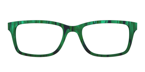 The Emerald Moire Stripes