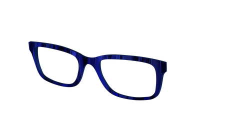 The Indigo Moire Stripes