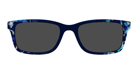 The Polarized Indigo Tortoise Sun Top