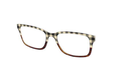 The Ivory Plaid Wood Split