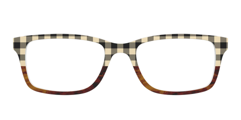 The Ivory Plaid Wood Split