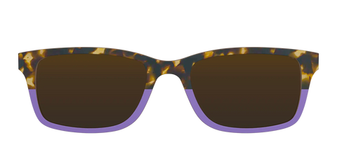 The Polarized Lavender Tortoise Split Sun Top