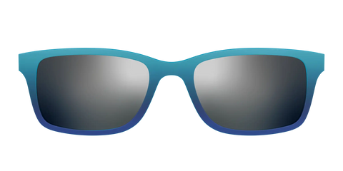 The Polarized Ocean Blue Sun Top