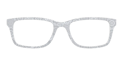 The Pale Gray Medallion Lace