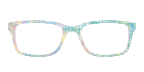 The Pastel Gradient with Holographic Hatching