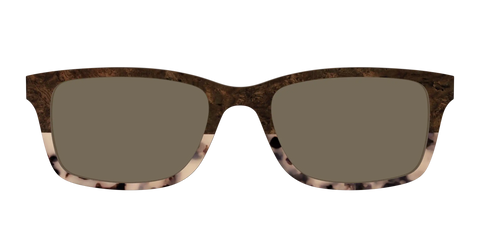 The Polarized Dark Oak Tortoise Split Sun Top