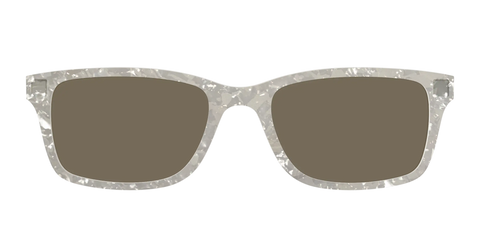 The Polarized White Quartz Pearl Sun Top