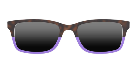The Polarized Purple Tortoise Sun Top