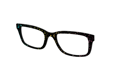 The Rainbow Foil Splatter