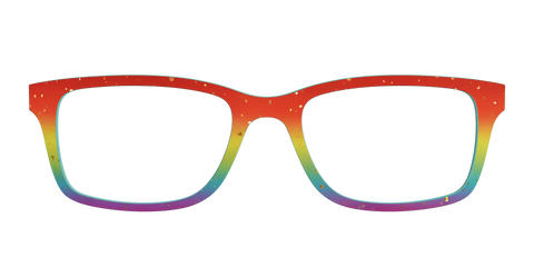 The Spectrum Gradient with Gold Flakes