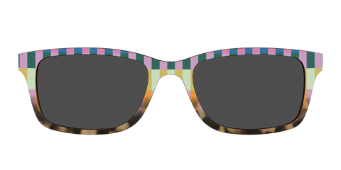 The Polarized Summer Stripes Tortoise Sun Top