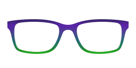 The Ultra Violet to Bright Green Gradient