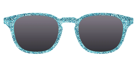 The Polarized Aquamarine Sparkle Sun Top
