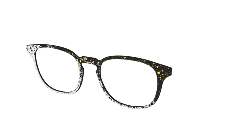 The Black & White Splatter