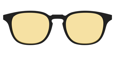 The Black With Citrine Yellow Lens