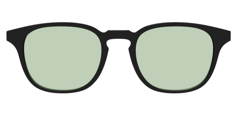 The Black With Sage Green Lens