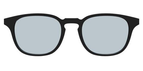 The Black With Slate Blue Lens