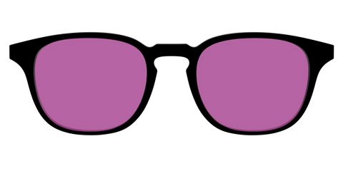The Black with Violet Golf Lens