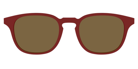 The Polarized Burgundy Sun Top