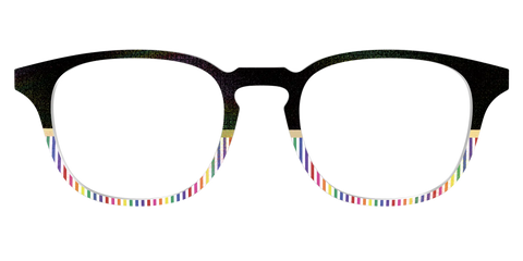 The Chic Pride Stripes Crystal with Gold Foil