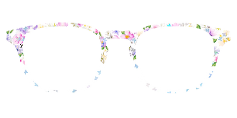 The Delicate Flower Crown with Butterfly Glitter
