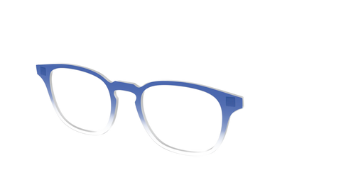The Indigo Gradient Crystal