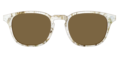 The Polarized Ivory Sand Pearl Shell Sun Top