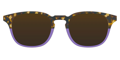 The Polarized Lavender Tortoise Split Sun Top
