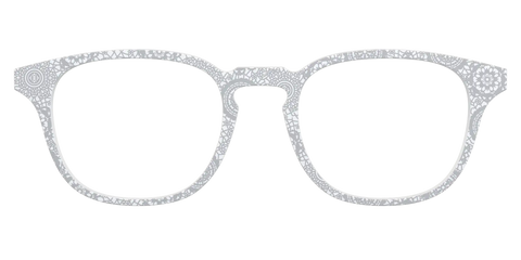 The Pale Gray Medallion Lace