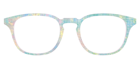 The Pastel Gradient with Holographic Hatching