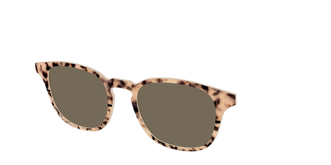 The Polarized Bisque Tortoise Split Sun Top