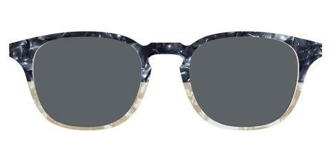 The Polarized Navy to Taupe Pearl Split Sun Top