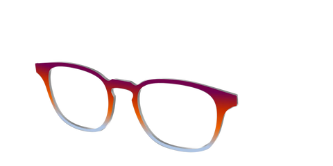 The Raspberry to Periwinkle Gradient