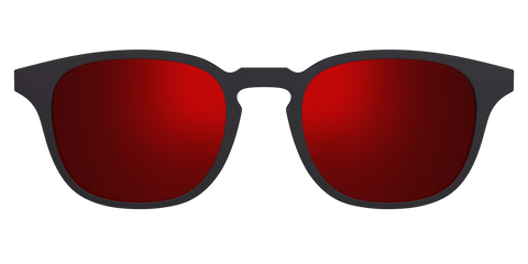 The Polarized Red Reflective Sun Top