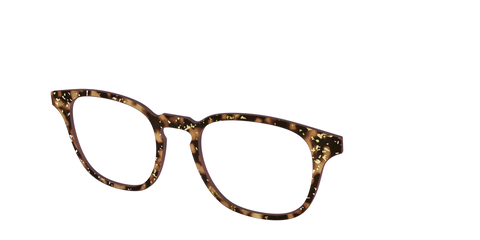 The Sandalwood Tortoise with Gold Foil