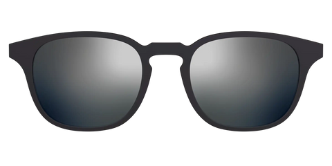 The Polarized Silver Reflective Sun Top