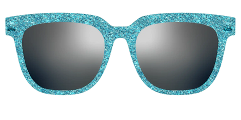 The Polarized Aquamarine Sparkle Sun Top