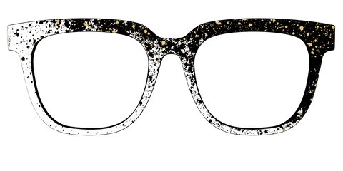 The Black & White Splatter