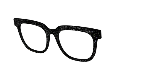 The Black Holographic Mini Dot