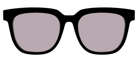 The Black with Gray Gaming Lens
