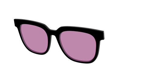 The Black with Pink Racquet Sport Lens