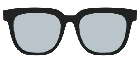 The Black With Slate Blue Lens
