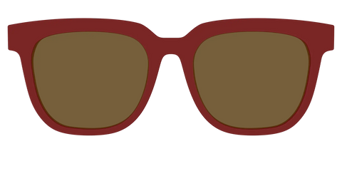 The Polarized Burgundy Sun Top